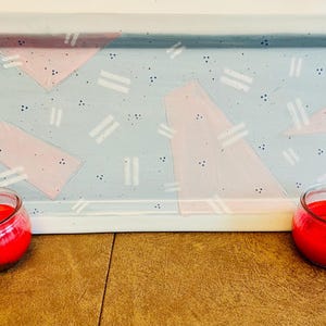 Vintage 1980s "Memphis Milano" studio art pottery tray