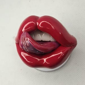 Red Lips Popsockets Phone Grip MagSafe Customizable