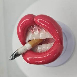 Lips With Cigarette