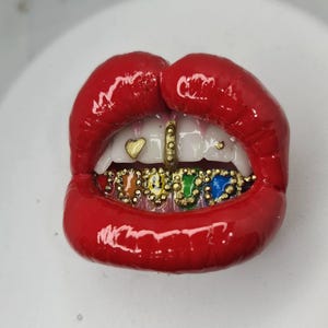 Rainbow Lips  Phone Grip  LGBT Customizable MagSafe