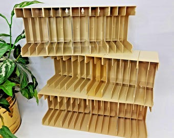 Readers Digest cassettehouder modulair wandrek Stukken voor 42 tapes