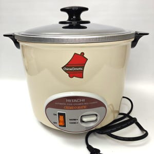 Vintage Hitachi RD-6106 Chime-O-Matic 10 Cup Rice Cooker w/Original Box