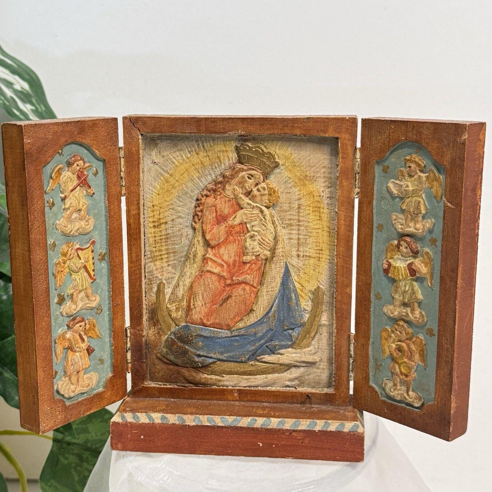 Triptych Madonna - Etsy