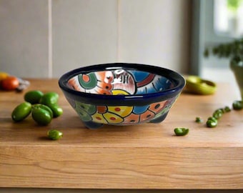 Small Talavera Salsa Bowl | Handmade Mexican Sauce Dish