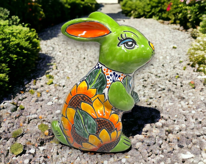 Talavera Rabbits Planters Ceramic Beautiful Cute Planters Multicolored ...