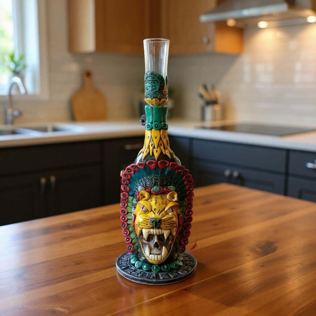 Aztec Tequila Bottle - Etsy