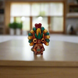 Handgefertigtes mexikanisches Schnapsglas | Azteken Krieger Design