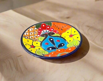 Prato de Jantar Talavera de 15 cm | Louça Mexicana Colorida