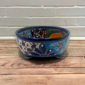 Mexican Handmade Talavera Sauce Bowl | Authentic Salsa Bowl (5" Diameter)