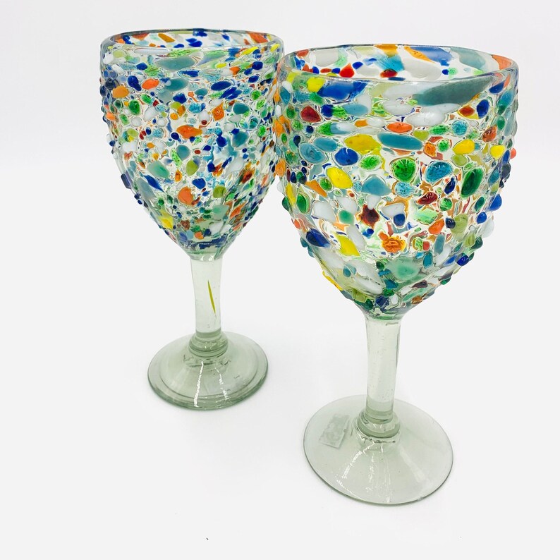 4er Set Kieselglas Konfetti Rock Design 12 oz Etsy.de