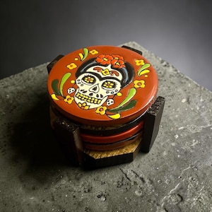 Custom Talavera Coaster | Hand-Painted Mexican Tile Drink Pads