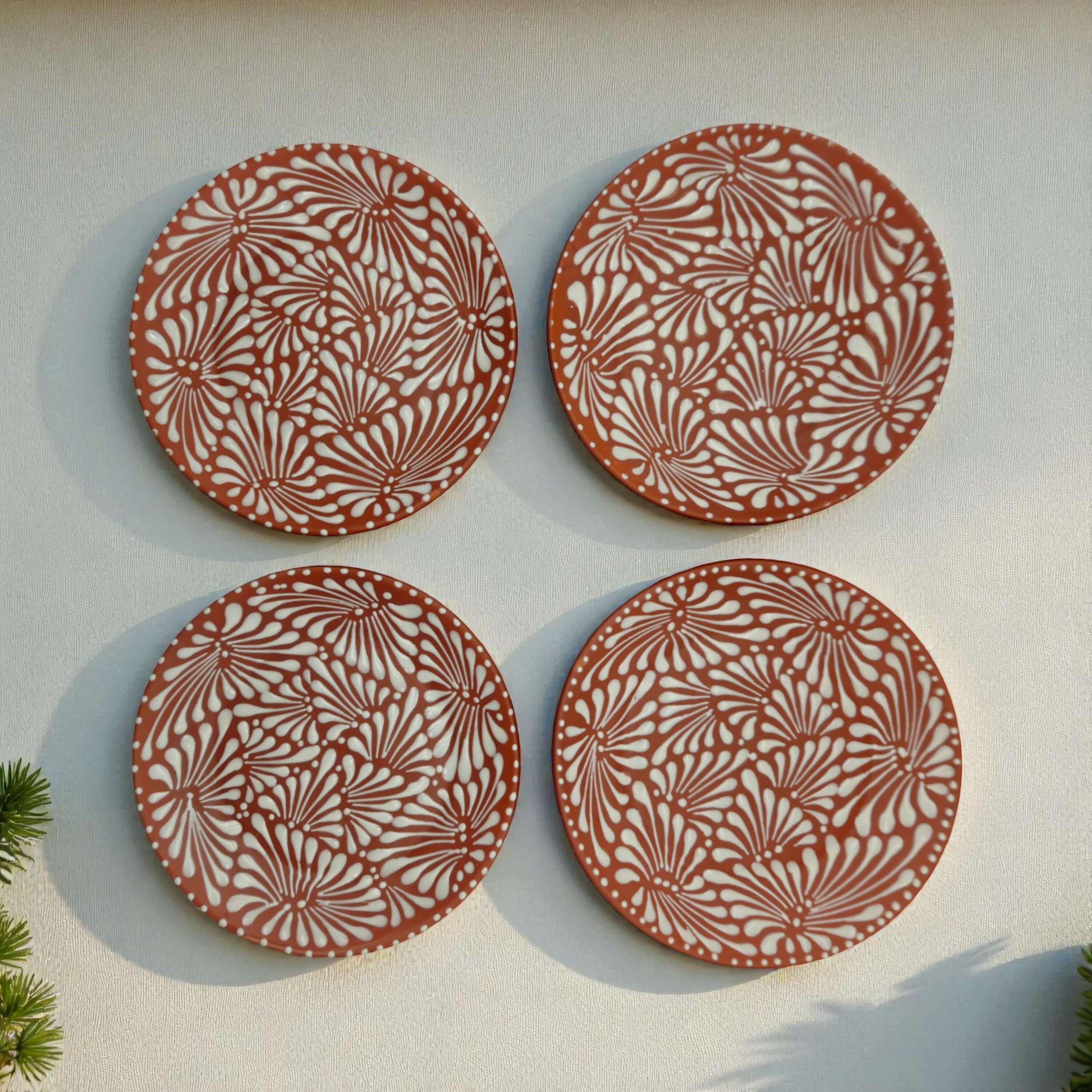 Decorative Plates Set of 4 - Etsy