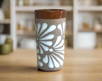 Rustic Talavera Shot Glass | Handmade Mexican Ceramic Drinkware