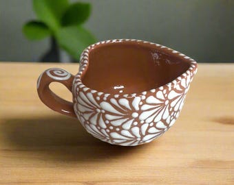 Talavera Heart Mug | Hand-Painted Mexican Coffee Cup