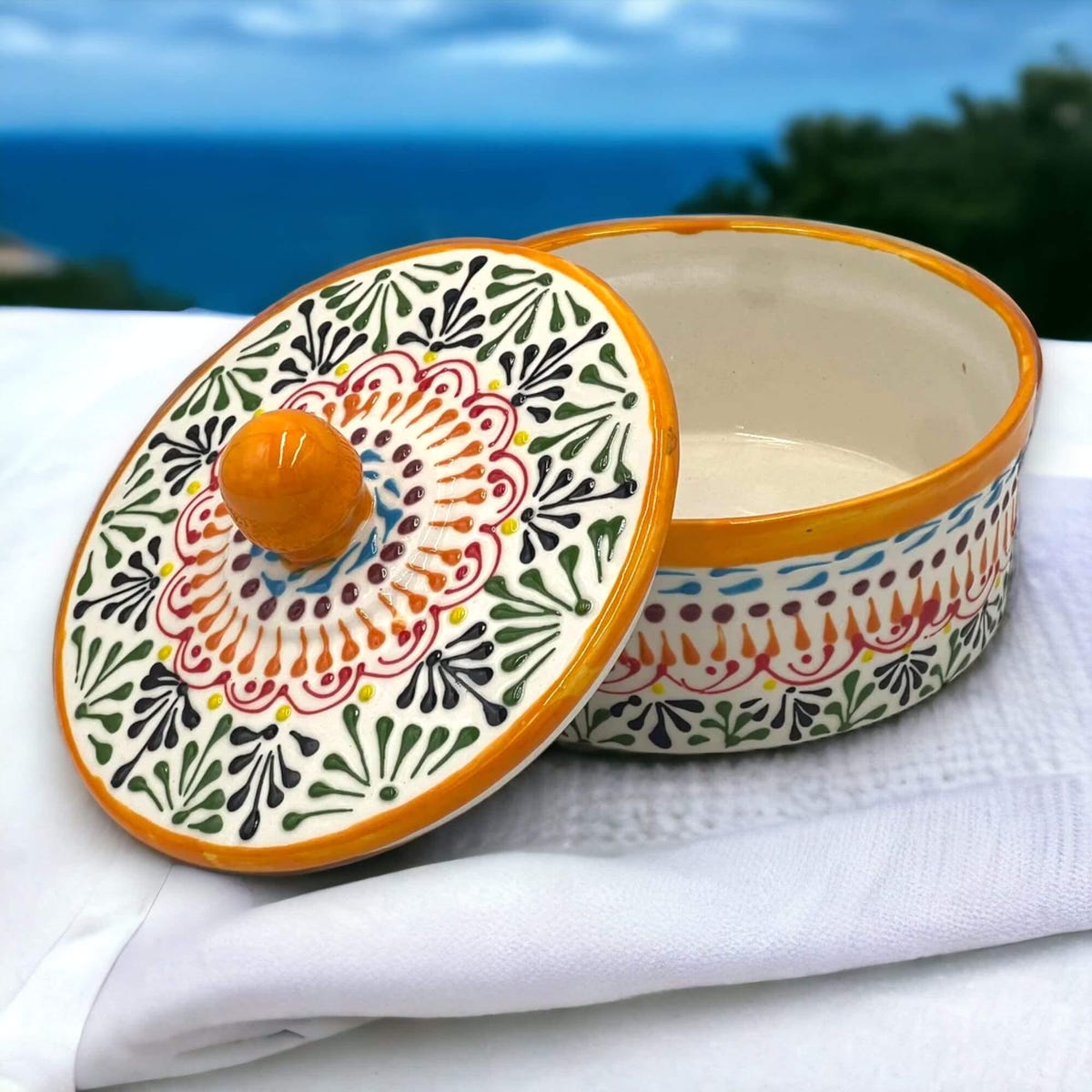 Handmade Talavera Tortilla Warmer | Authentic Puebla Mexican Pottery - Etsy