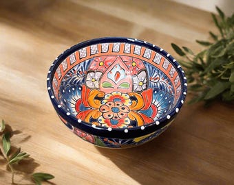5" Colorful Talavera Ceramic Bowl | Mexican Dinnerware
