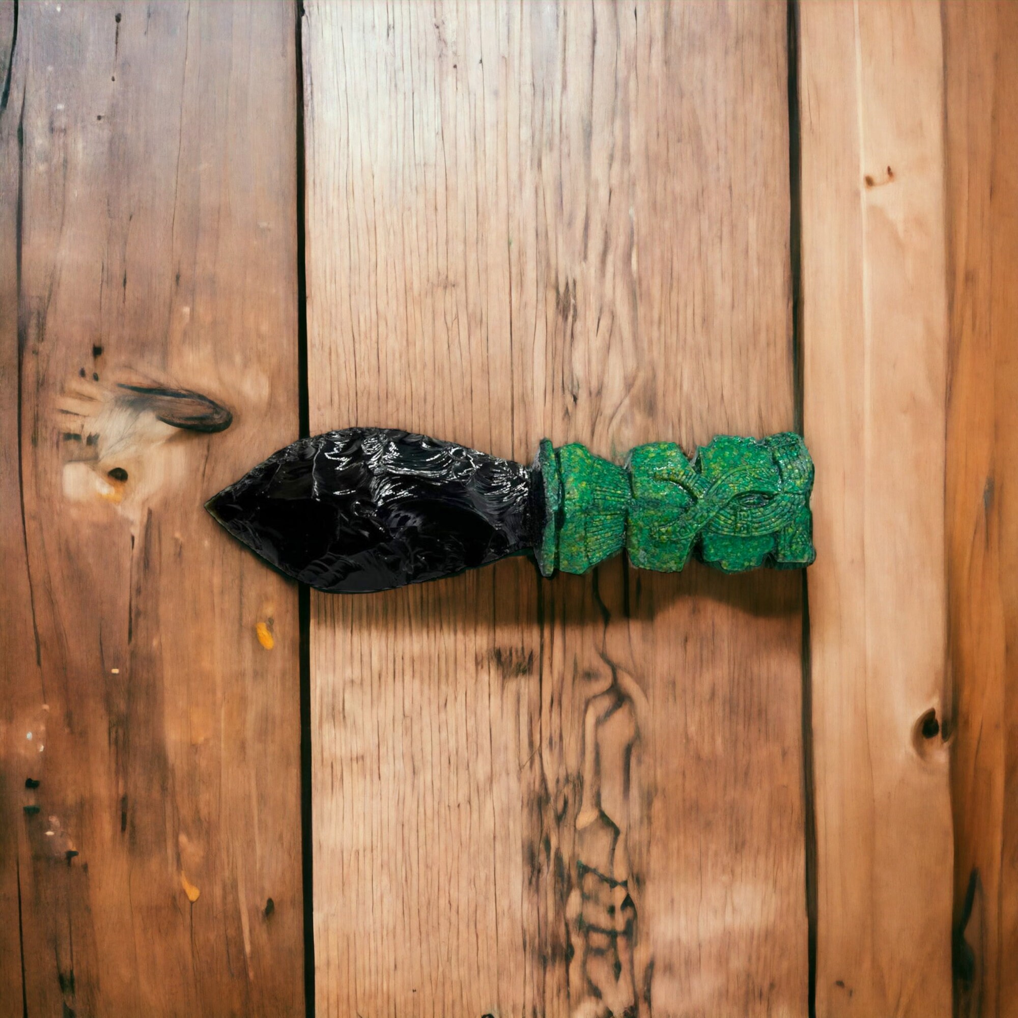 Aztec Sacrificial Knife Tattoo