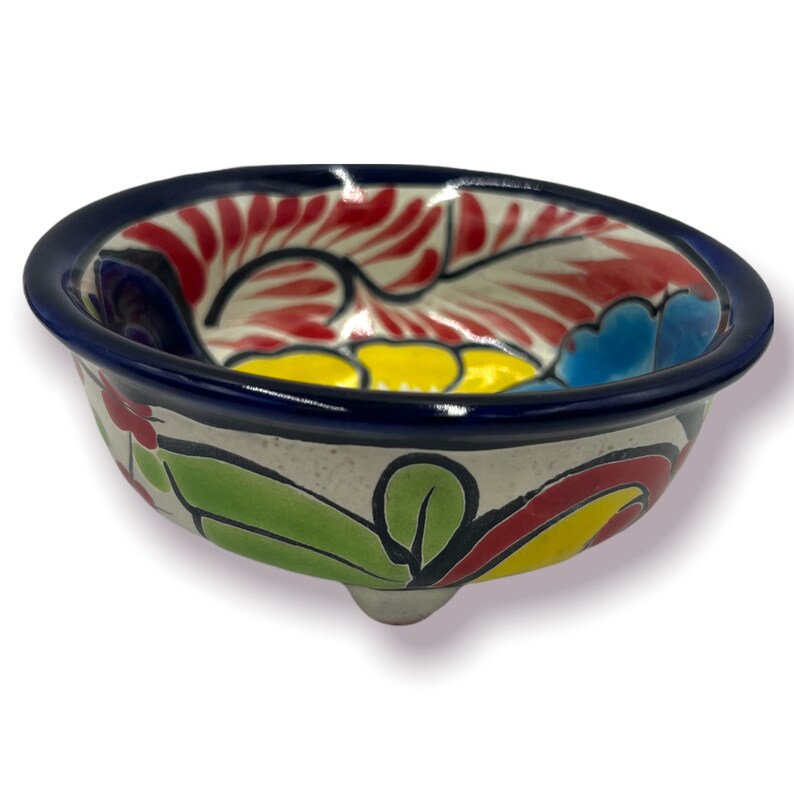 Set of 4 Mexican Handmade Talavera Sauce Bowl Salsa Bowl Etsy