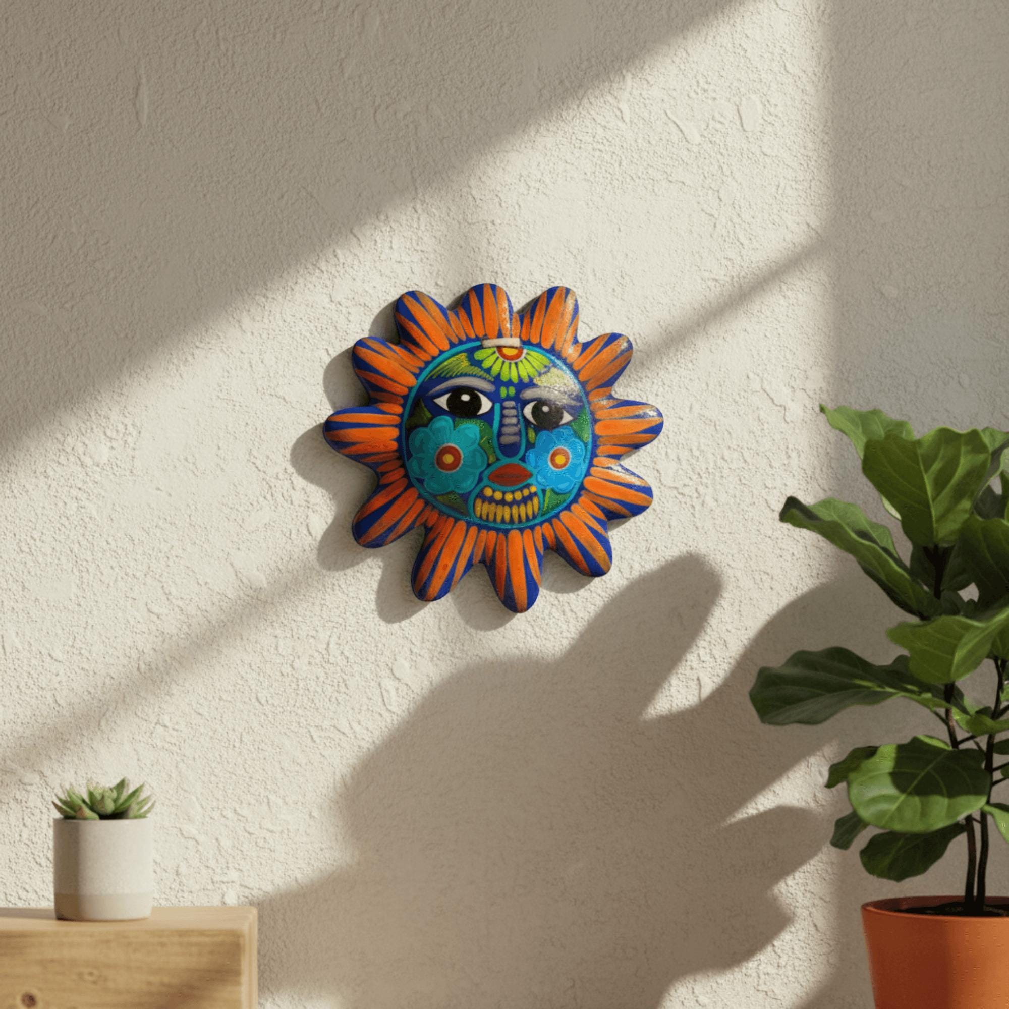 Vintage Mexican Ceramic Sun - Etsy