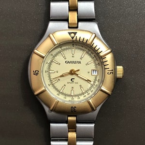 CARRERA SPORT 100 Tachymeter Dive Bezel Armbanduhr