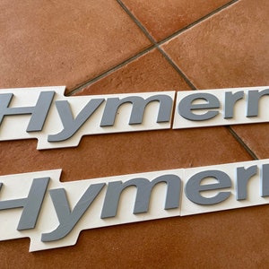 Targhetta con logo Hymermobil immagine 2