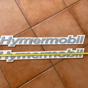 Targhetta con logo Hymermobil immagine 3