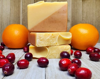 Cranberry Orange All Natural Goats Milk Soap