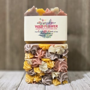 Wild Flower All Natural Goat Milk Soap
