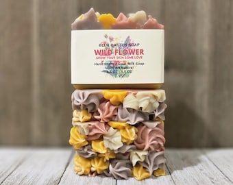Wild Flower All Natural Goat Milk Soap