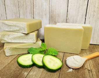 Cucumber Mint All Natural Goat Milk Soap