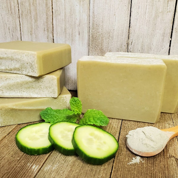 Cucumber Mint All Natural Goat Milk Soap