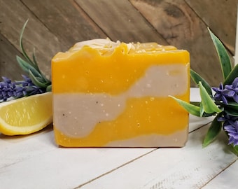 LEMON LAVENDER All Natural Goat Milk Soap