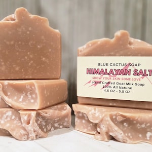 Pink Himalayan Salt All Natural Goat Milk Soap