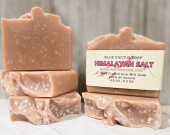 Rosa Himalaya-Salz Ganz natürliche Ziegenmilchseife
