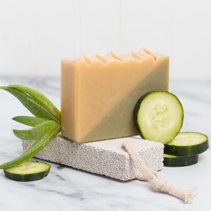 Aloe and Cucumber All Natural Goat Milk Soap