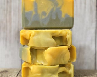 Jabón de leche de cabra totalmente natural Blue Jasmine