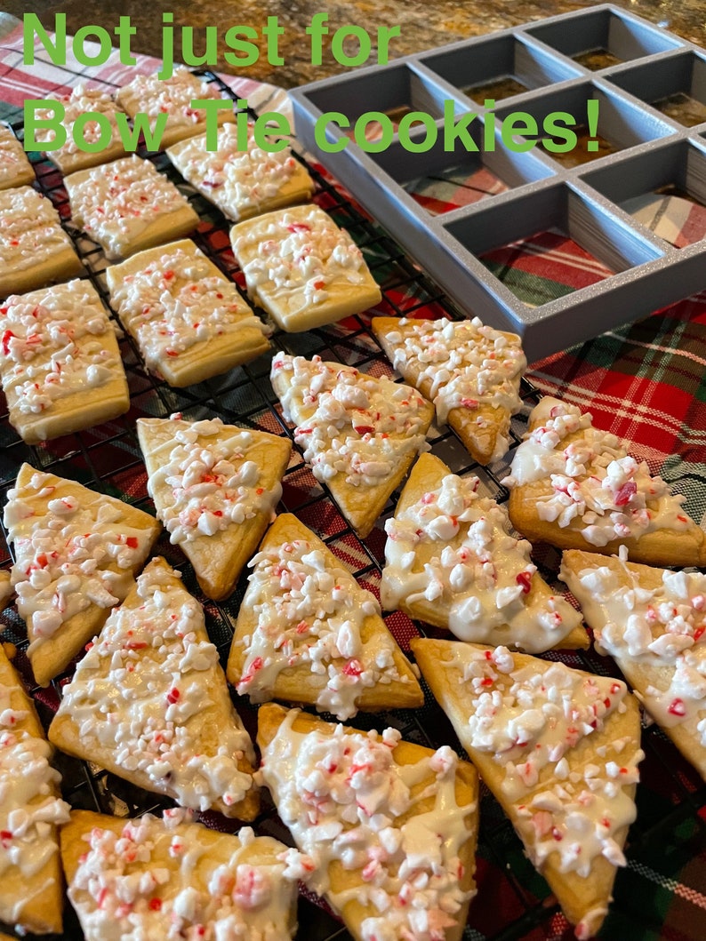 Cortador de galletas: de 9 a 25 cuadrados para galletas Bowtie y otros cortes cuadrados imagen 8
