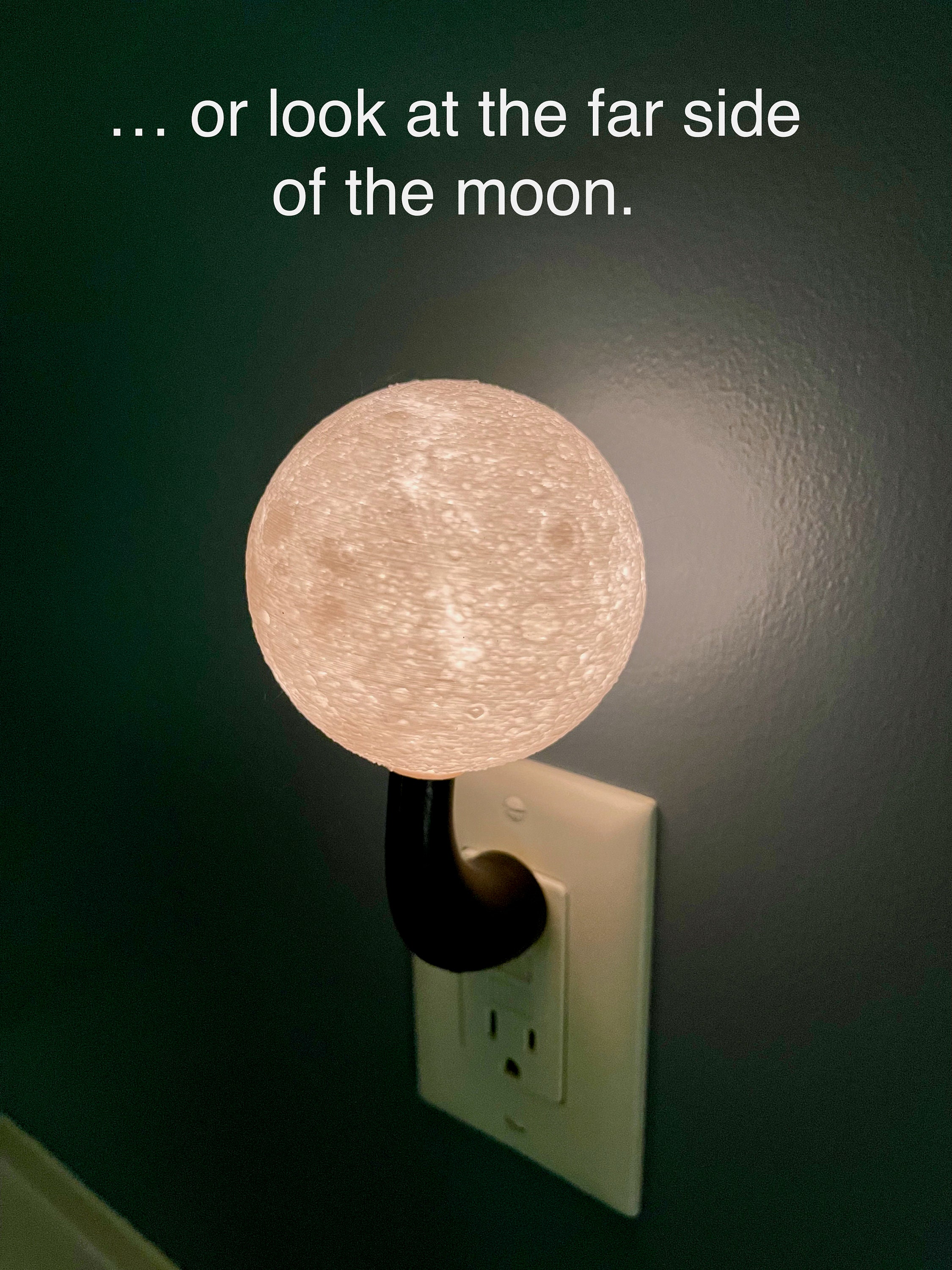 Full Moon Night Light, White or Color-changing - Etsy