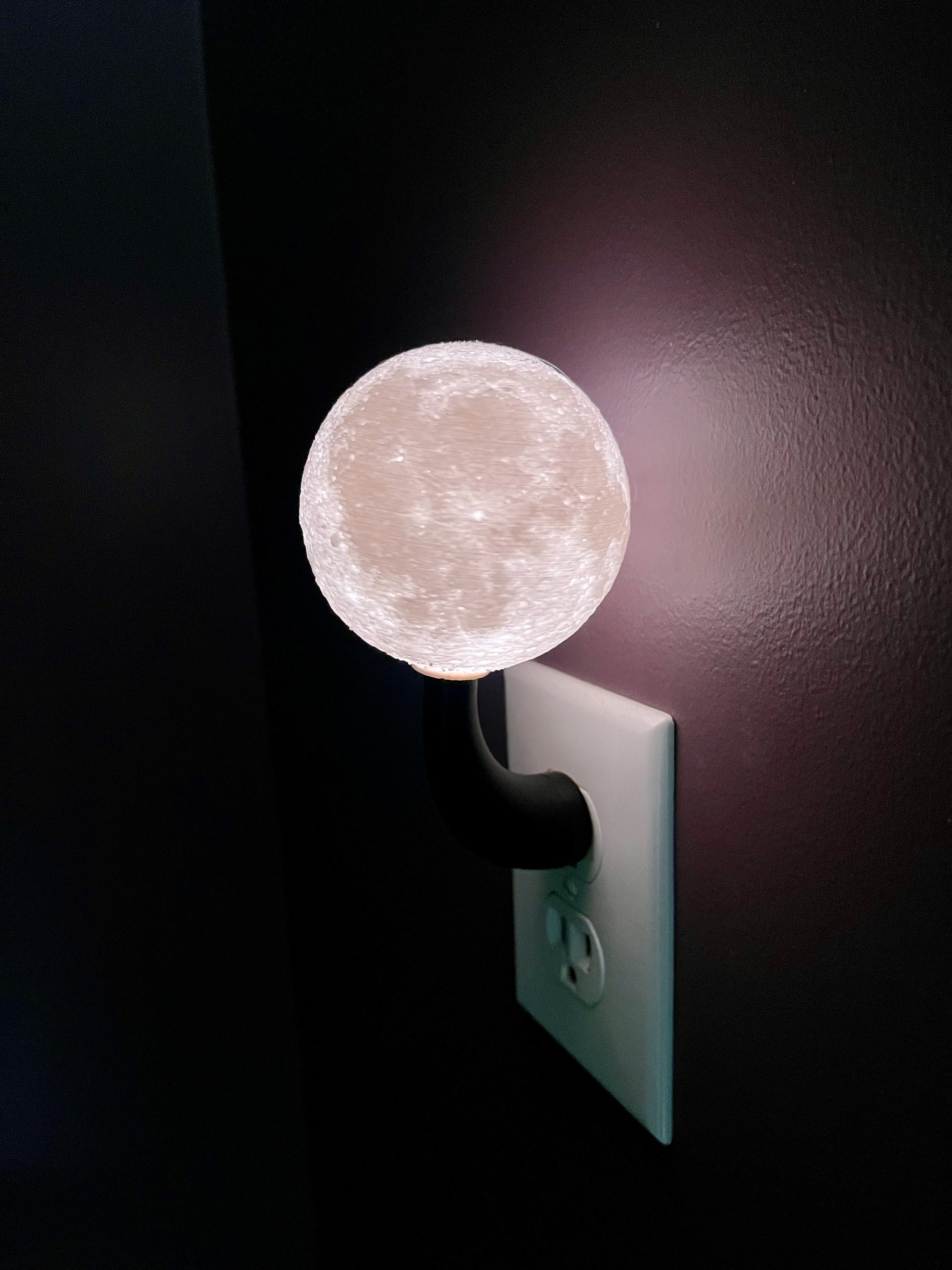 Moon plug on sale in night light