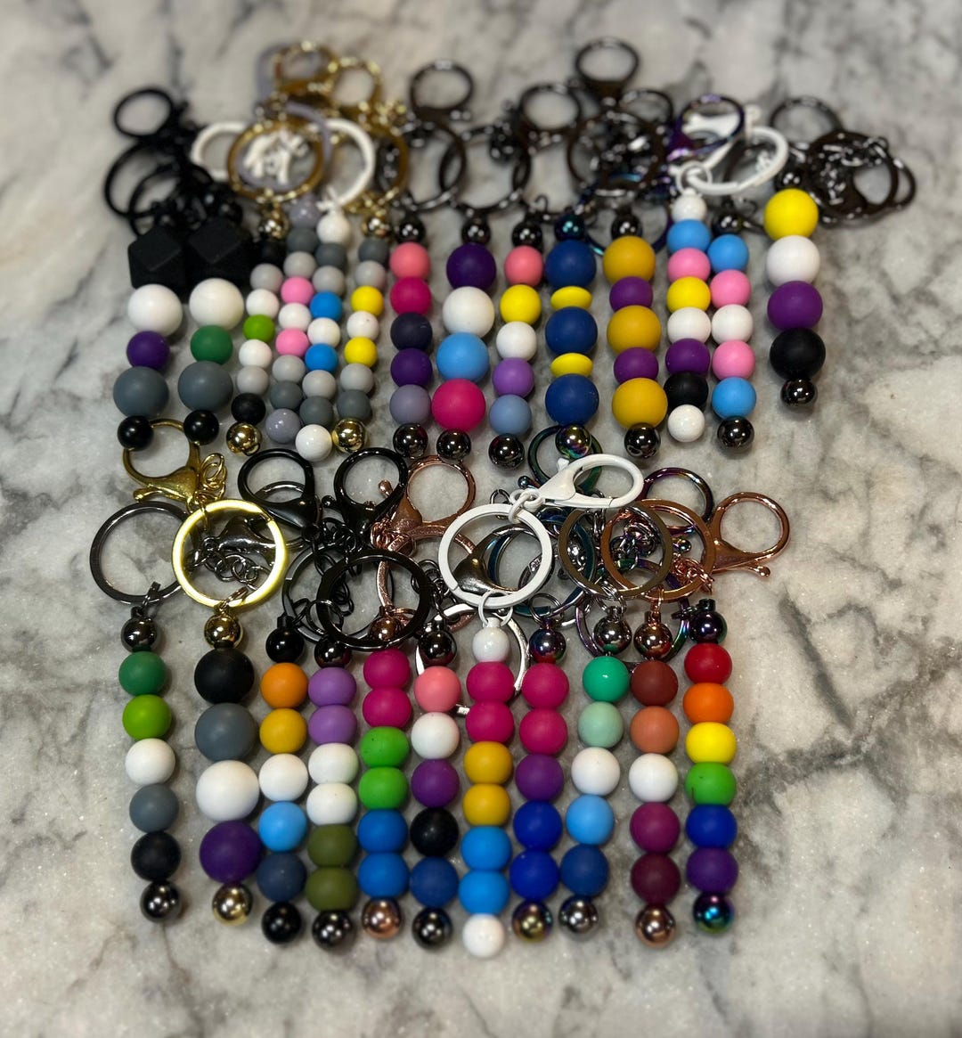 Custom Beaded Pride Flag Mini Keychains - Etsy