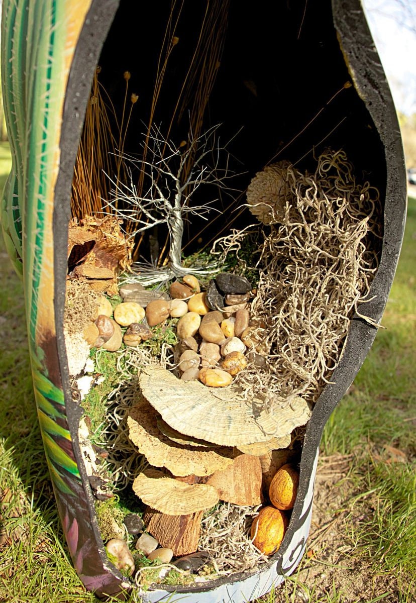 Painted Male Mannequin Torso With Cactus Etsy