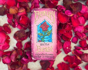 Beauty and the Beast Garden or Mantle Brick Book - Etsy