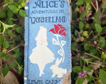 Alice’s Adventures in Wonderland Garden or Mantle Brick Book