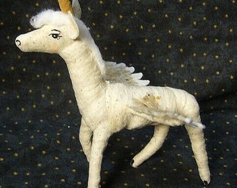 Vintage Inspired Spun Cotton Pegasus