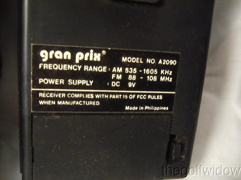 Tres radios Transitor antiguas: GE, Emerson y Gran Prix imagen 8