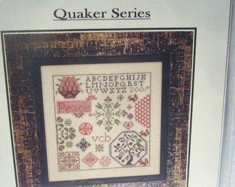 8 Limted Editon 2007 Examplar Dames Quaker Series Cross Stitch Sampler Patterns