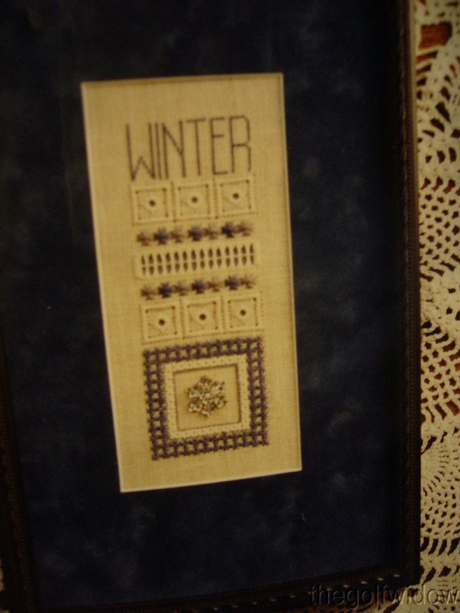 The Nutmeg Needle 4 Cross Stitch Kits Springsummerfall & Etsy