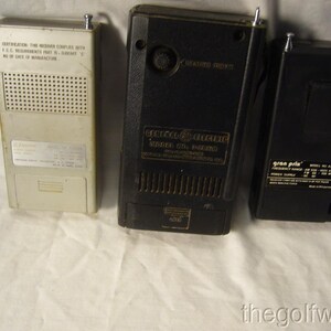 Tres radios Transitor antiguas: GE, Emerson y Gran Prix imagen 5