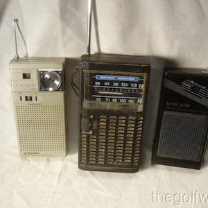 Tres radios Transitor antiguas: GE, Emerson y Gran Prix imagen 1