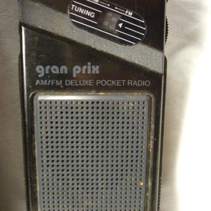 Tres radios Transitor antiguas: GE, Emerson y Gran Prix imagen 4
